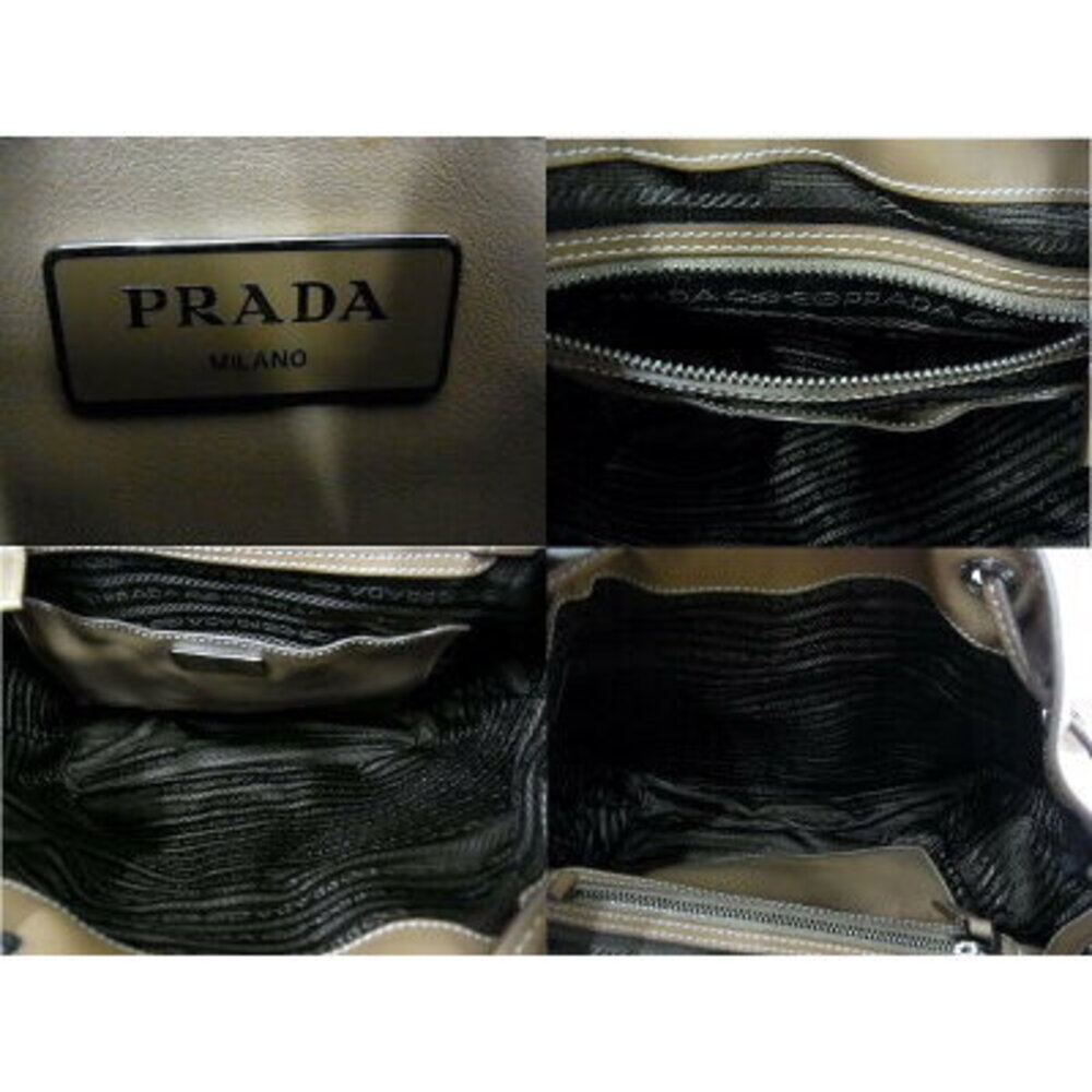 Prada Caramel Brown Leather Backpack - Picture 6 of 6